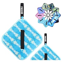 Rquite 2-Pack Pee Cloth For Women – Soft Absorbent Reusable Pee Rag, Waterproof Hiking & Camping Essential