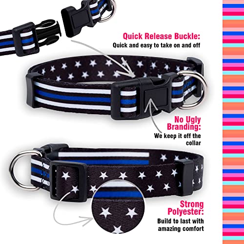 Collar para perro Native Pup Blue Line Mediano miniatura 4