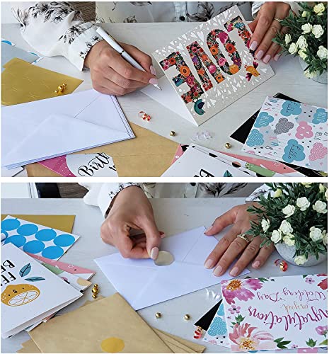 100 All Occasion Cards Assortment Box With Envelopes And Stickers - Large 5X7 Inch Bulk Greeting Cards And Blank Notes, 100 Unique Designs In A Sturdy Card Organizer Box #TOP6