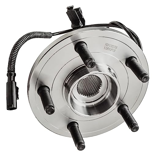 Image of Detroit Axle - 2 Front Wheel Bearing Hubs Assembly for 2005-2010 Dodge Dakota, 2006-2008 Mitsubishi Raider, 2011 Ram Dakota 4-Wheel ABS, 5 Lug