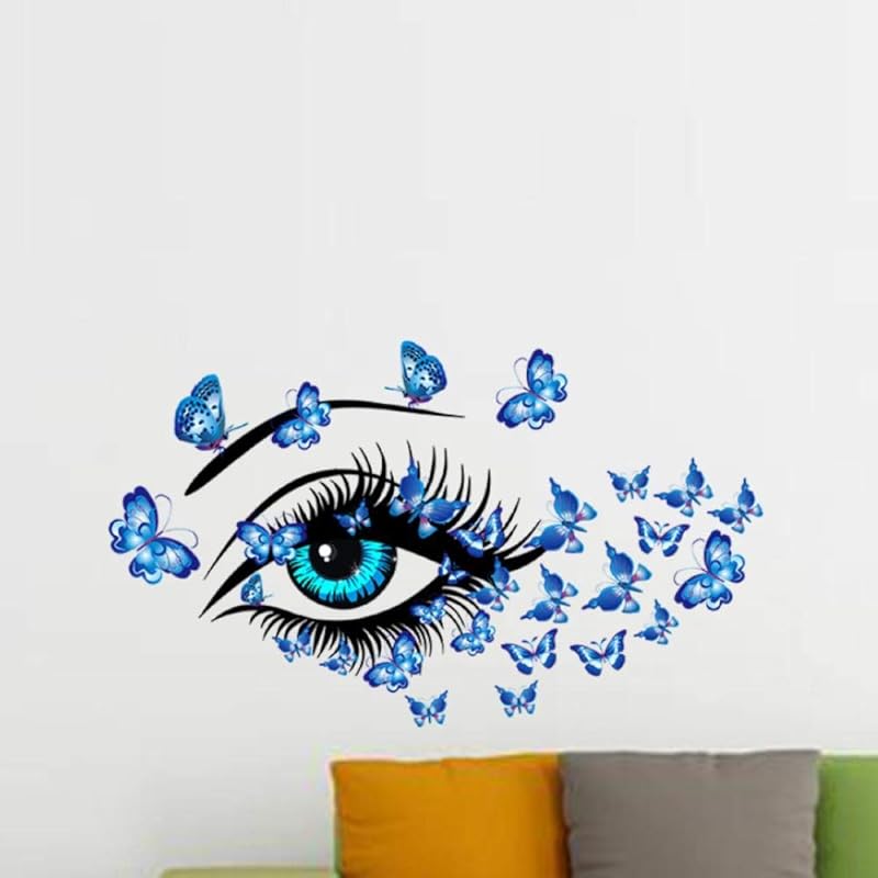 Kldfig 青の美しさの目と蝶ウォールステッカーリビングルーム寝室の装飾壁紙壁画取り外し可能なpvcステッカーアートデカール80 50センチ Hiuy0zwaj4 Godawaripowerispat Com Kldfig 青の美しさの目と蝶ウォールステッカーリビングルーム寝室の装飾壁紙壁画取り外し可能なpvcステッカーアートデカール80 50センチ Hiuy0zwaj4 Godawaripowerispat Com