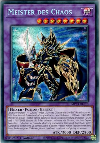 Meister des Chaos - MP23-DE018 - Secret Rare - 1. Auflage - Deutsch - Yugioh - 25th Anniversary Tin: Dueling Heroes Mega Pack - mit RC-Fieldcenter
