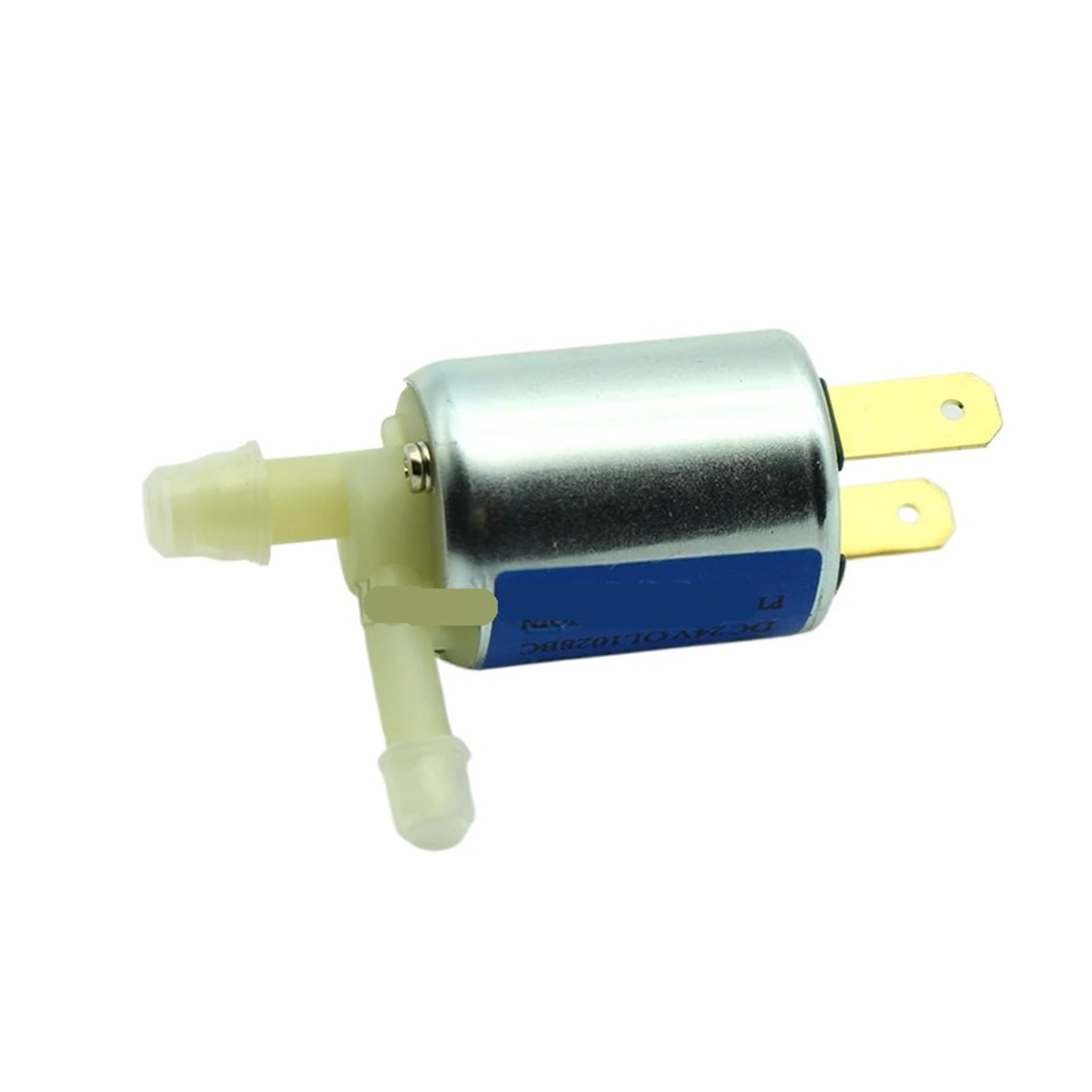 Électrovanne plastique 24V DC N/C pour circuit d'eau et air de petit diamètre