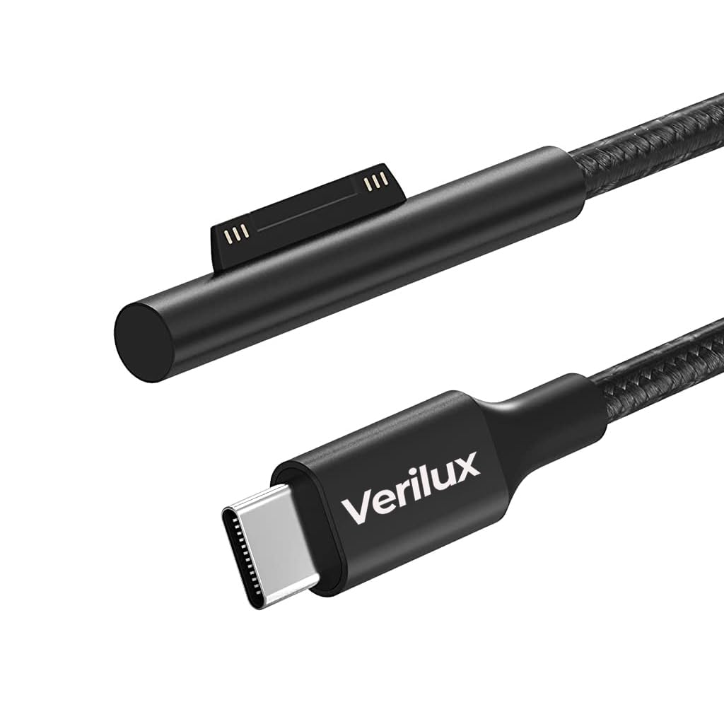 See full amazon price history chart for Verilux® USB Type C Charging Cable for Surface Laptop, 5.9Ft/1.8M Surface USB C Fast Charging Cable for Surface Laptop 45W 15V/3A Power Supply Type C Cable for Surface Pro7 Go2 Laptop1/2/3 Pro6 5/4/3 Verilux® USB Type C Charging Cable for Surface Laptop, 5.9Ft/1.8M Surface USB C Fast Charging Cable for Surface Laptop 45W 15V/3A Power Supply Type C Cable for Surface Pro7 Go2 Laptop1/2/3 Pro6 5/4/3 (B0CKTJGXS4) Amazon Price History, Amazon Price Tracker