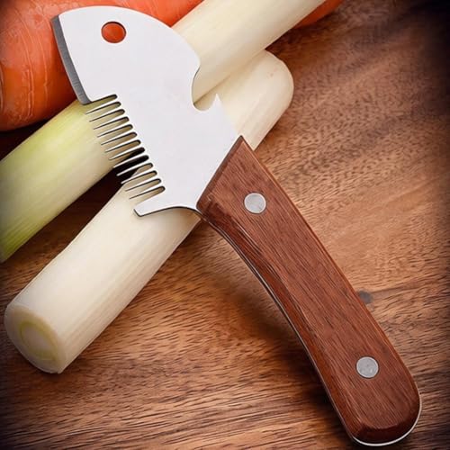 2 herramientas peladoras multiusos con mango de madera miniatura 7