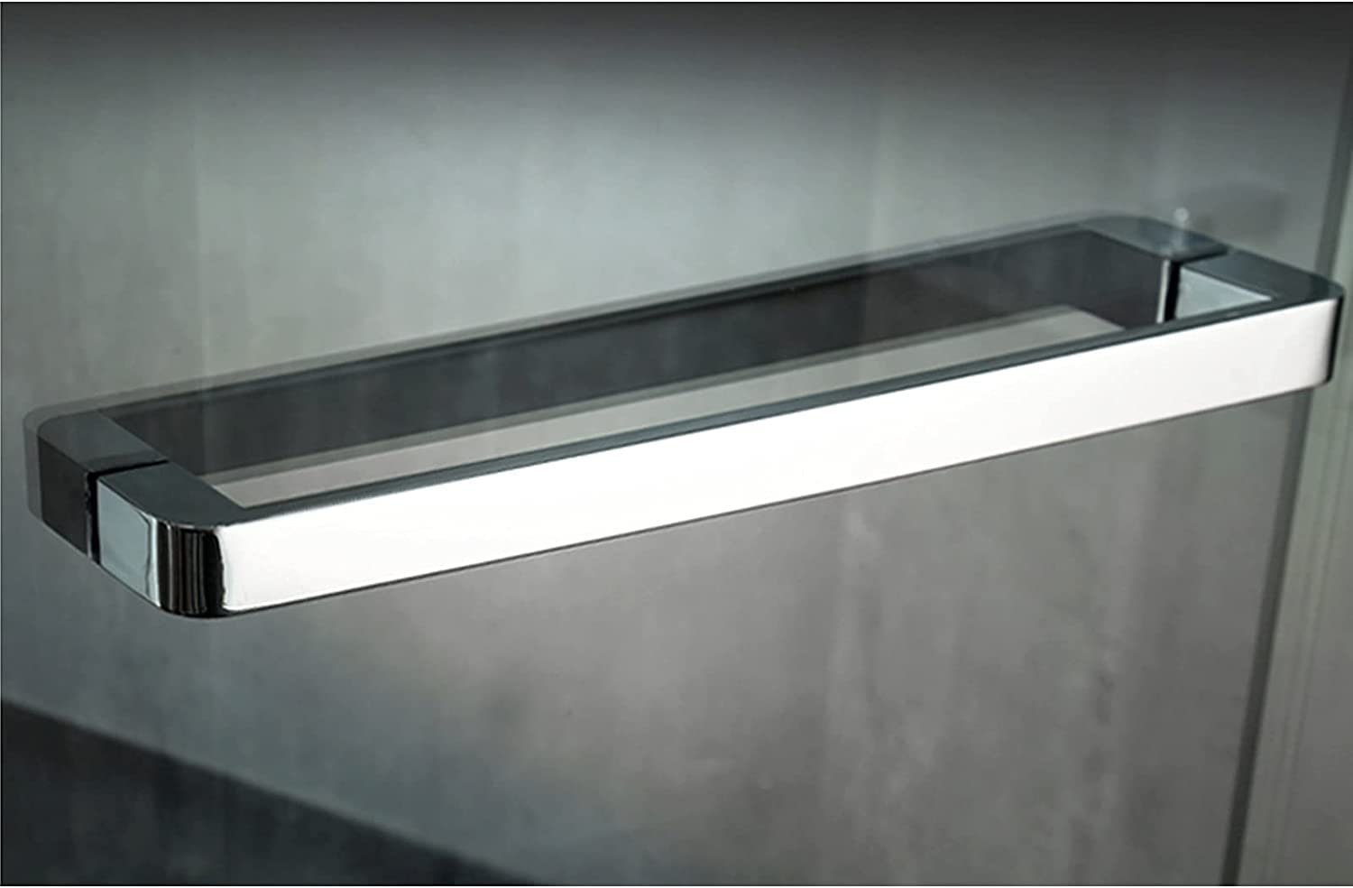 Maniglie Porta Doccia Acciaio Inox 304 - Set 2 Pezzi Argento Per Porte Vetro - Foto 12