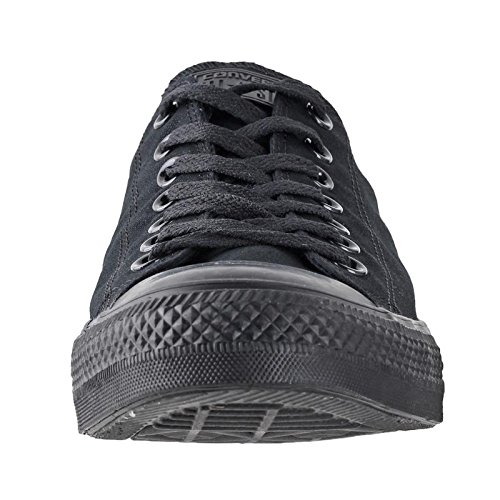 Image of All Star Chuck Taylor Lo Top Mens Sneakers Black Monochrome 4.5 D(M) US