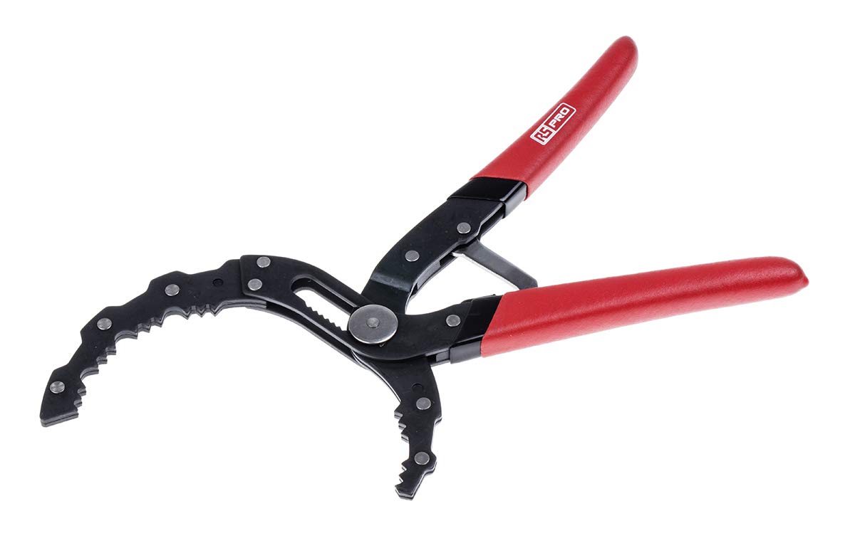 RS PRO Clé à ruban, poignée en plastique, largeur de mâchoire 101,​6 mm