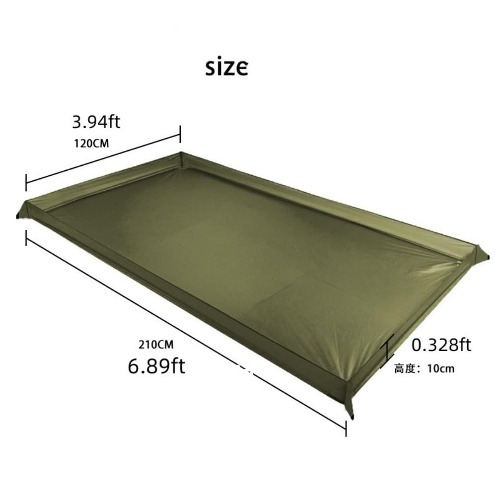 1 Person Tent Floor Tent Mat Picnic Mat for Hiking Camping Saver Footprint Ground Sheet Bathtub Outdoor Picnic Mat