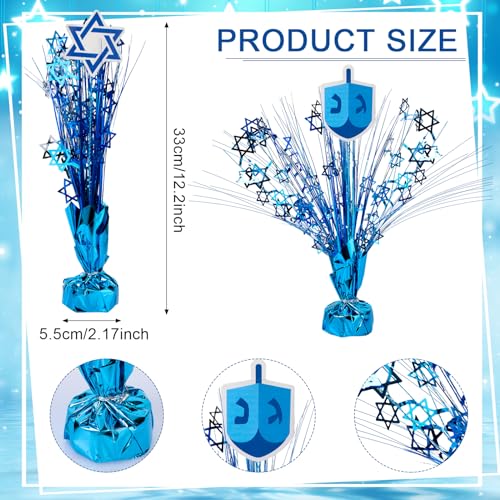 Centres de table Hanoucca pour illuminer vos repas de fêtes et soirées en famille - 3