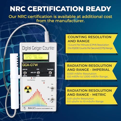image for imagesco Geiger Counter - Digital - Professional - Model # GCA-07W Ext