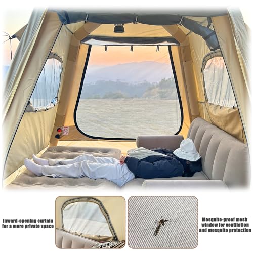 Carpa Inflable de Camping para 4 Personas Fácil Montaje miniatura 4
