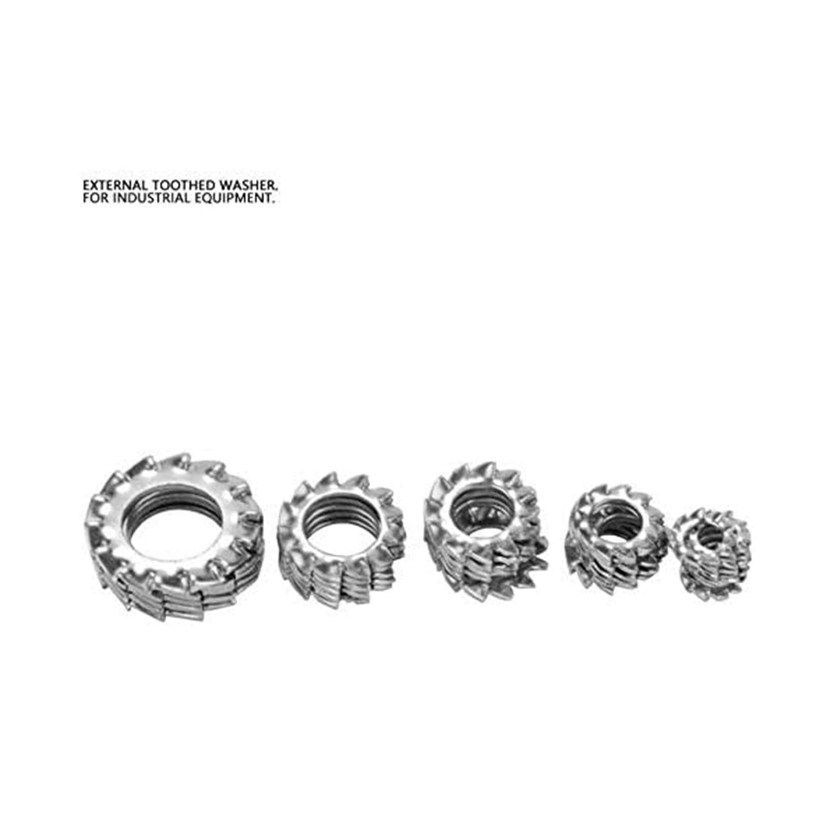 BKEKM 700 pz Rondelle Piatte M3/m4/m5/m6/m8 Rondella Piana Guarnizione a Stella Dentata Esterna in Acciaio Inox Serratura Seghettata Kit Rondella Piatta