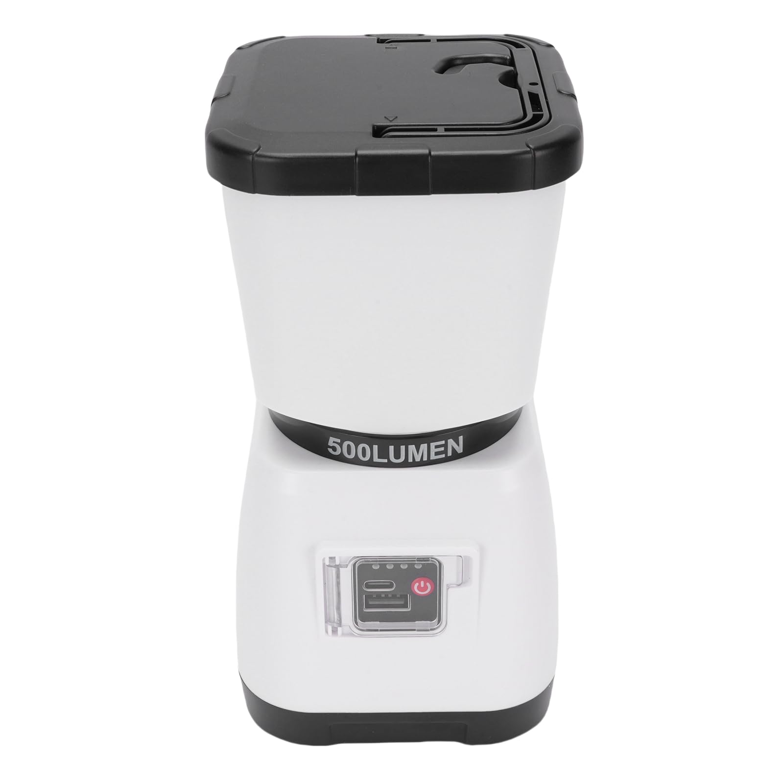 Aramox Linterna de Camping Recargable ABS 6000mAh Manivela Bateria Doble