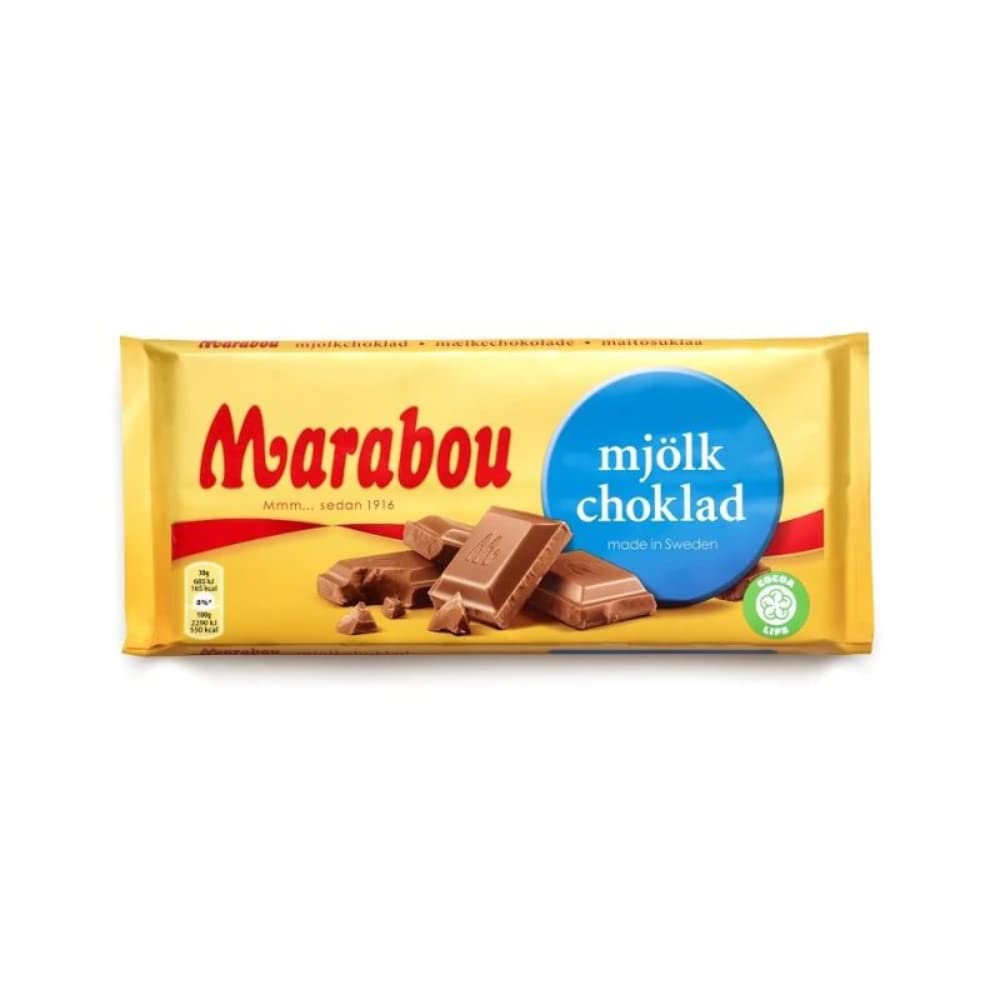 Amazon.com : Marabou Mjolkchoklad - Milk Chocolate 200g : Grocery & Gourmet  Food