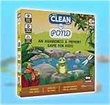 WinMagic Games Clean The Pond|Learning Brain Boosting Activity|Habitat|Environment|Memory Matching|2 Player|Social, Family Fun Board Game|Educational|Best Gift for Boys & Girls 4+ Years|Made in India