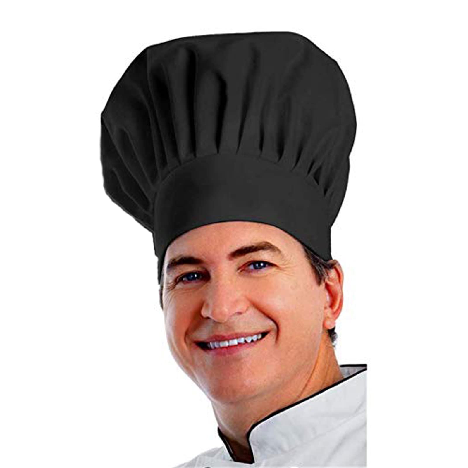 Chef Hat, Adult Premium Adjustable Elastic Baker Kitchen Cooking Chef Cap...