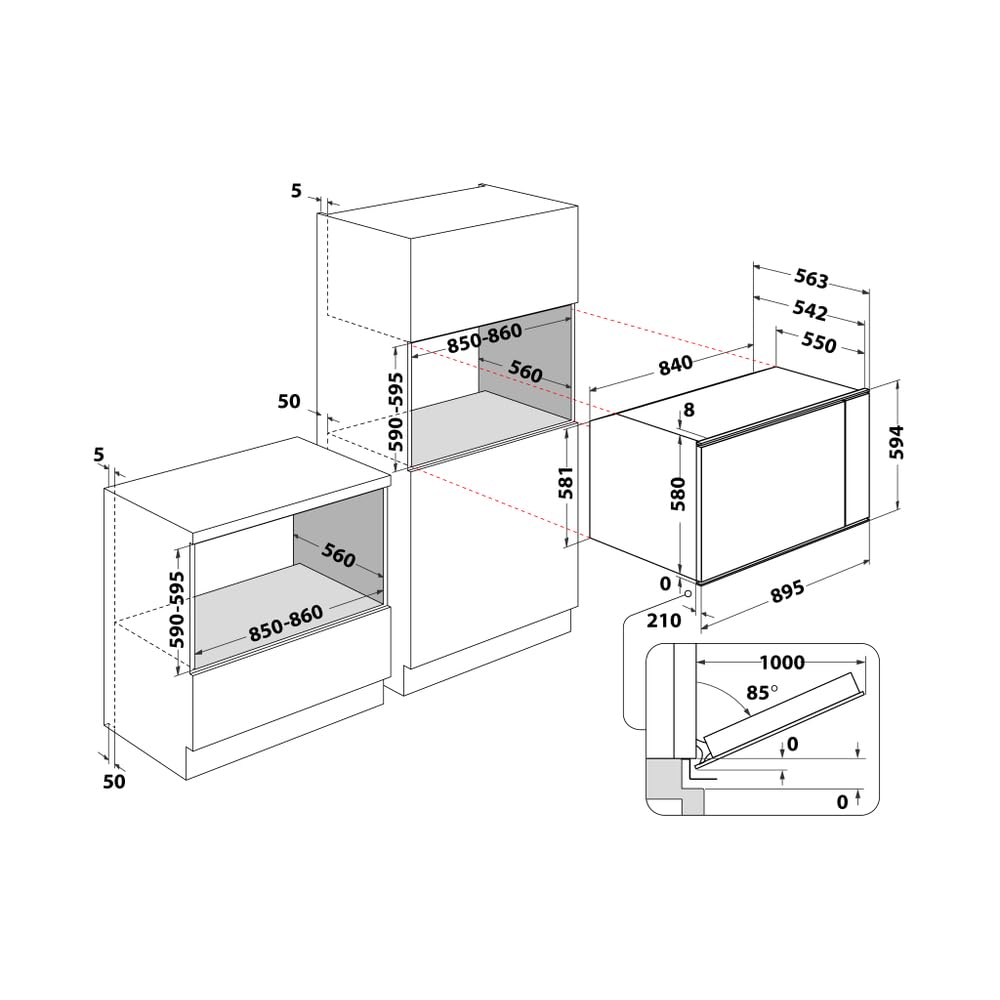 Forno incasso Hotpoint Ms3 744 Ix Ha