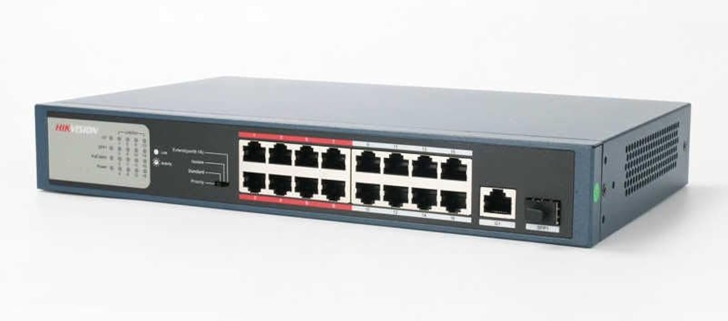 HIKVISION 16 Port Gigabit Unmanaged POE Switch DS-3E0518P-E/M Compatible with JK Vision BNC (B0CBVDJWCW) Amazon Price History, Amazon Price Tracker