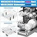 UPGRADED WD28X30219 Dishwasher Upper Rack-SS304 Compatible with General Electric GE Hotpoint Dishwasher Replacement Parts WD28X24397 WD28X23156 WD28X24421 WD28X25190 WD28X26104 Upper Dishrack Assembly