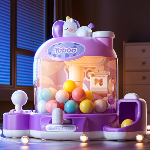 Skirfy Unicorns Mini Vending Machines Kids Toys Mini Claws Machines Gumball Prize Machines Maker Game Claws Machines Game Sensory Toys Dolls Gifts