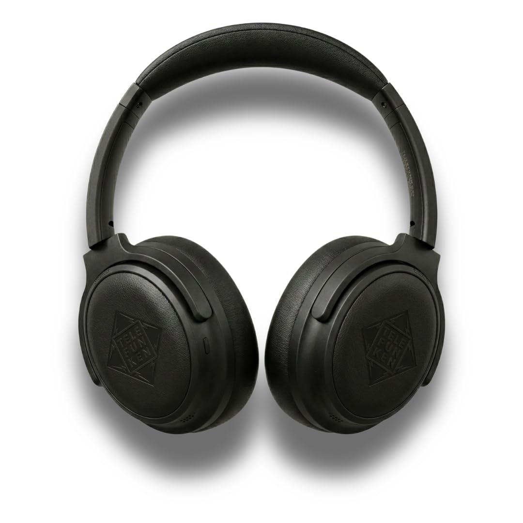 TELEFUNKEN ARCO Style – Over-Ear Kopfhörer mit Hybrid ANC – Klangreiner Musikgenuss & grenzenlose Autonomie im Alltag – 140h Akku, BT 6.0 & USB-C Audio