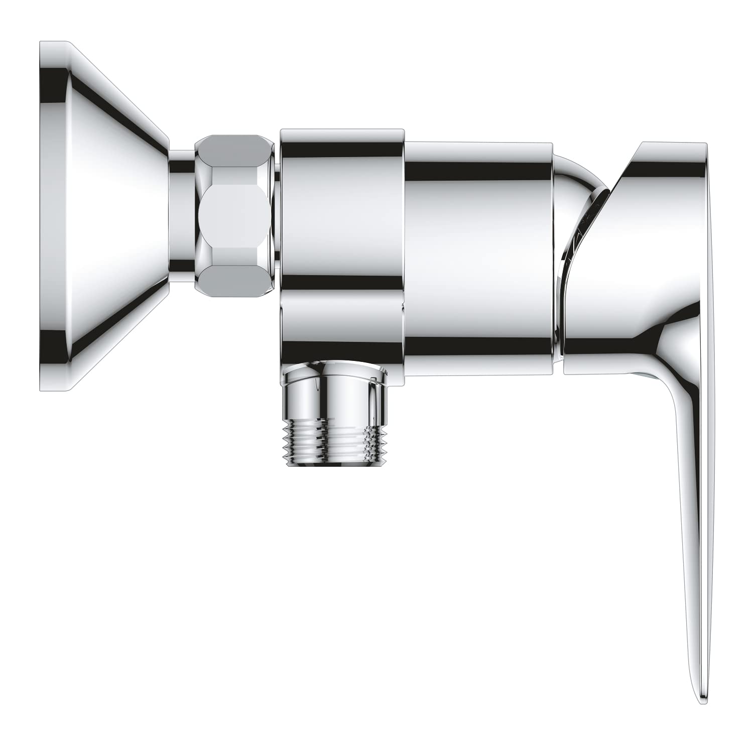 GROHE Start Edge jednouchwytowa bateria prysznicowa, widoczna do montażu na ścianie, chrom, 24197001