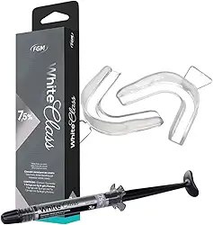 Kit 1 Clareador Dental Caseiro Moldeira White Class 7,5% FGM