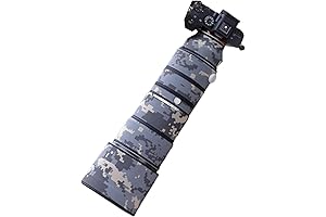 Stretchy Camouflage Fabric Lens Cover, Compatible with Sony Lens