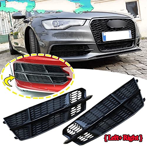 Grille de phare antibrouillard A6 Sline 2016-2018 pare-chocs avant gauche et droit