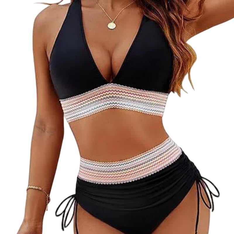Bikini Taille Haute Femme Maison Solene pour la Plage