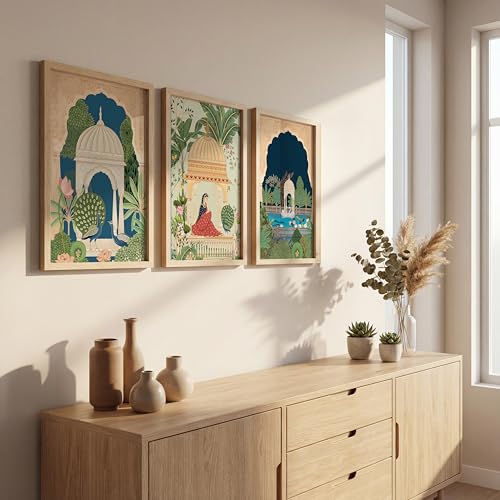 Image of NoWorries Wall decor paintings for living room - Wall frames for home decor /Wall hangings Home decor items - (Synthetic Engineered Wooden Frame) (MIN -6, 10x13 inches)