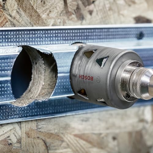 Bosch 1x PRO Multi Material Hole Saw (for Softwood, Drywall, Ø 60 mm, Professional Accessory Rotary Drill/Drivers) 8 Bosch 1x PRO Multi Material Hole Saw (for Softwood, Drywall, Ø 60 mm, Professional Accessory Rotary Drill/Drivers) - Image 8