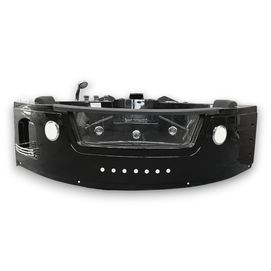 VASCA BAGNO IDROMASSAGGIO CROMOTERAPIA 2 PERSONE NUOVA Mod. MAJESTIC - BATH TUB