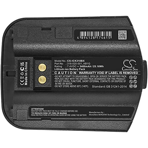 Baterías recargables para Intermec CK31 recambio de acumulador 318-020-001 serie AB1G 4