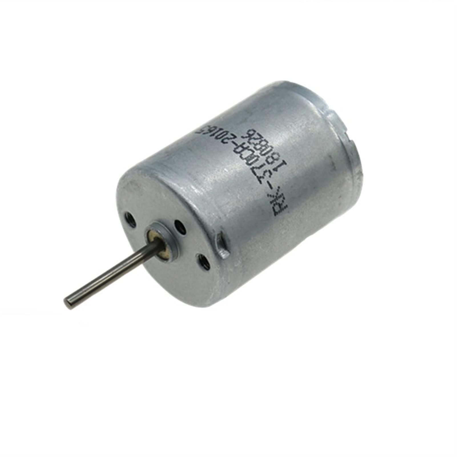 Leloo Lcuihong-Mini dc Motor RK-370CA-20165 Round Electric Motor, DC 6V-12V 13000RPM 2mm Shaft, High Speed Carbon Brush Motor, Micro Mini 24mm Motor, DIY Hobby Toy Car Boat DIY Sparing Parts