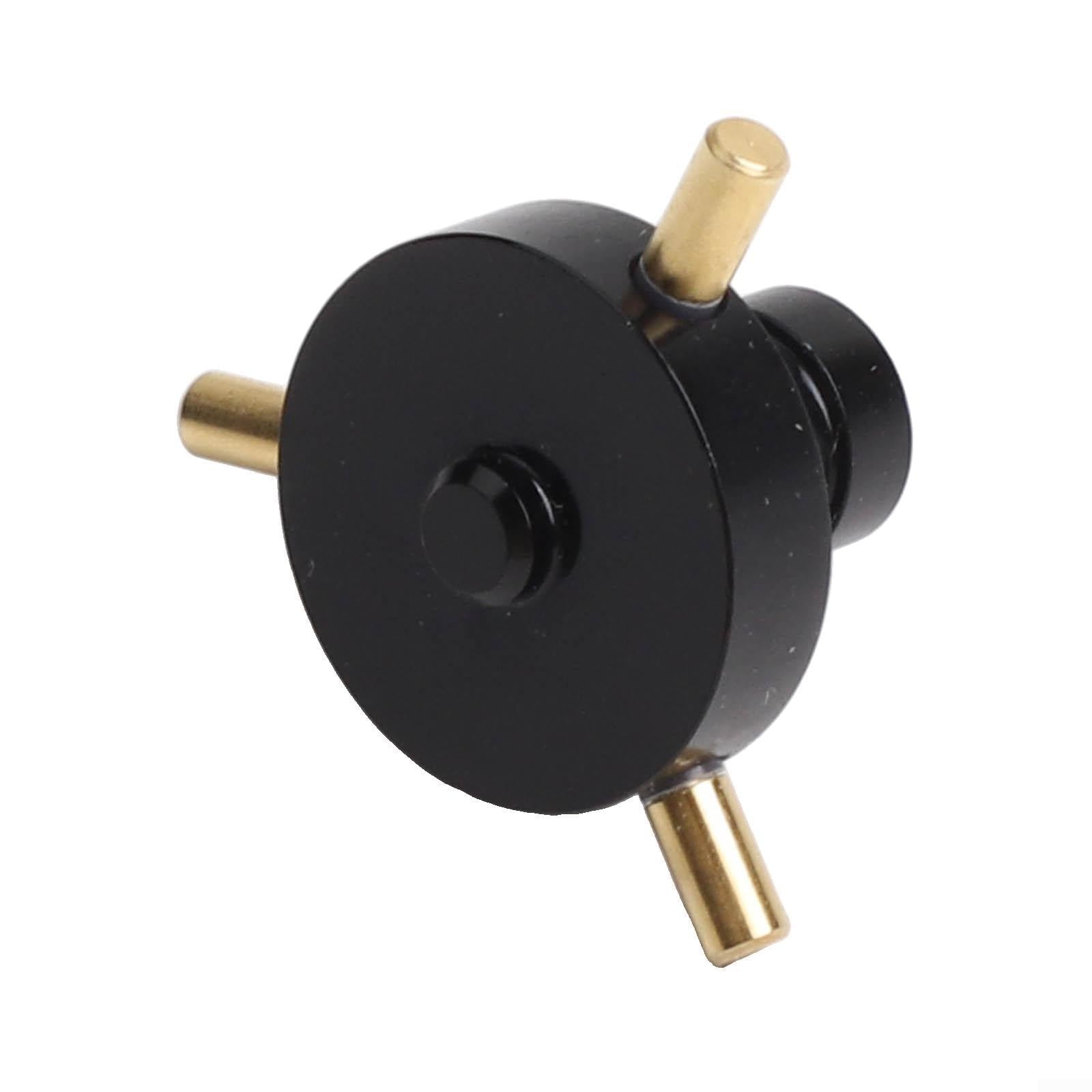 Kantentaster für CNC-Systeme, V6 3D-Kontakttaster mit Antiroll-Design, für 6-mm- und 4-mm-Spitzen, Zubehör aus Aluminiumlegierung