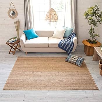 Amazon | ラグ 長方形 ジュートラグ 約140×200cm 麻 天然素材