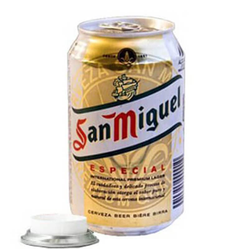 San Miguel Beer With Secret Hideout Compartment - Authentic Safe Stash Camouflage Beer