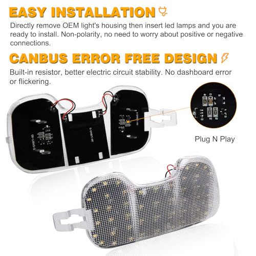 Lámpara LED interior para lectura Dodge Dakota Durango miniatura 3