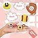 Zddaoole 60 Pcs Cute Pencil Topper Decoration, Different Pencil Clip Designs, Suitable for School Prize, Classroom Reward, Gift Idea