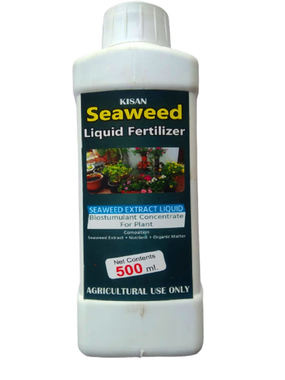 Organic Seaweed Extract Liq. (500 ml) Concentrate For Plants | Fertilizer For All Indoor and Outdoor Plants | Plant Growth Enhancer | Improve Plant Root System (B0BSFYRXR2) Amazon Price History, Amazon Price Tracker