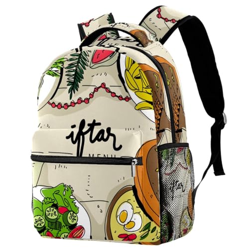 Sac de voyage décontracté motif tajine multicolore grand format 40cm pour adolescents