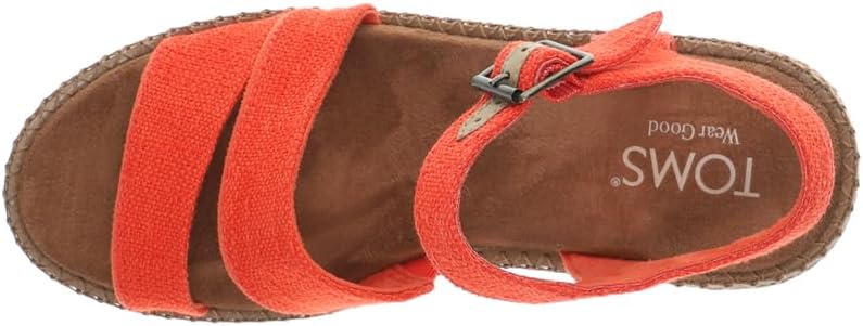 TOMS Women's Darya Wedge Espadrille Heel Casual Sandal - Image 4