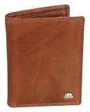 Clever: Das Portmonee für Herren & Damen, Modell Classic 8015 TBR Farbe Braun Tobacco enthält 9 Kartenfächer, 1 großes Geldscheinfach und 4 Ausweisfächer für Führerschein oder Ausweis