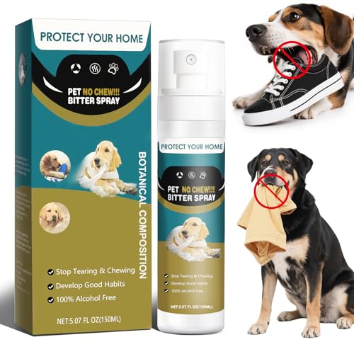 QHZ Bitter Apple Anti-Chewing Spray Pet Furniture Protection Spray for Tables