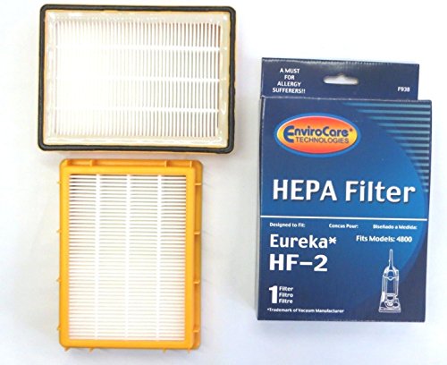 Aspirateur Eureka Smart Vac HF-2 lot de 2 filtres HEPA pour modèle 61111