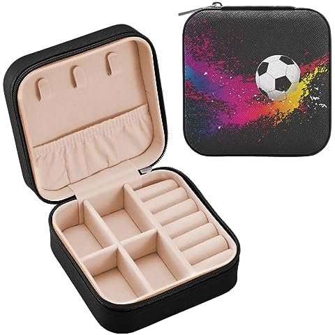 ALAZA Portable PU Leather Jewelry Box Cover