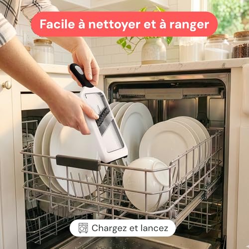 Fullstar Handheld - Mandoline Cuisine et Coupe Julienne Réglable 2-en-1 – vue 7