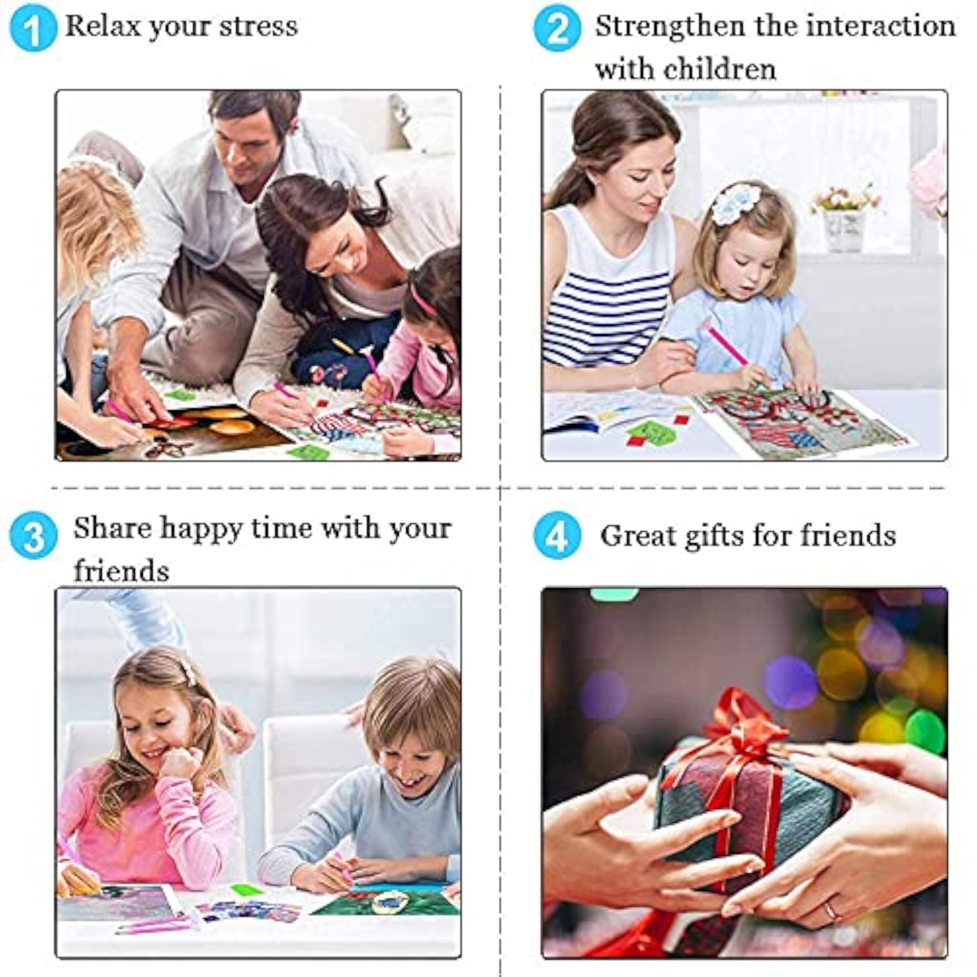 5D DIY Diamond Painting Kit, Starry Sky Embroidery Art